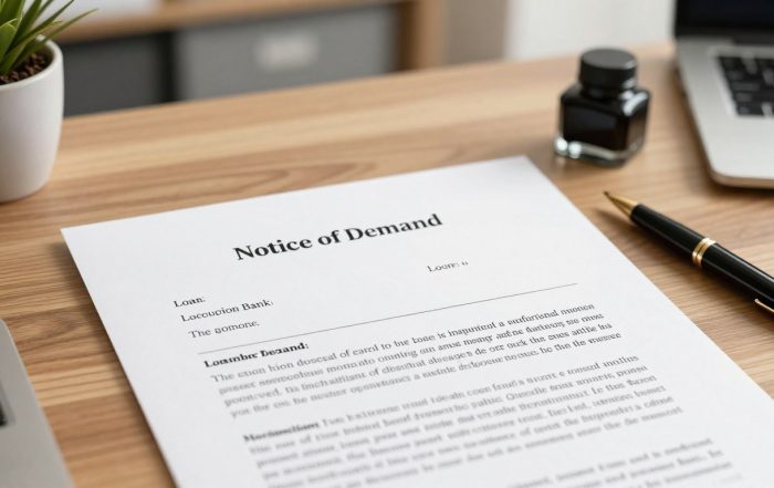 Bank Letter of Demand