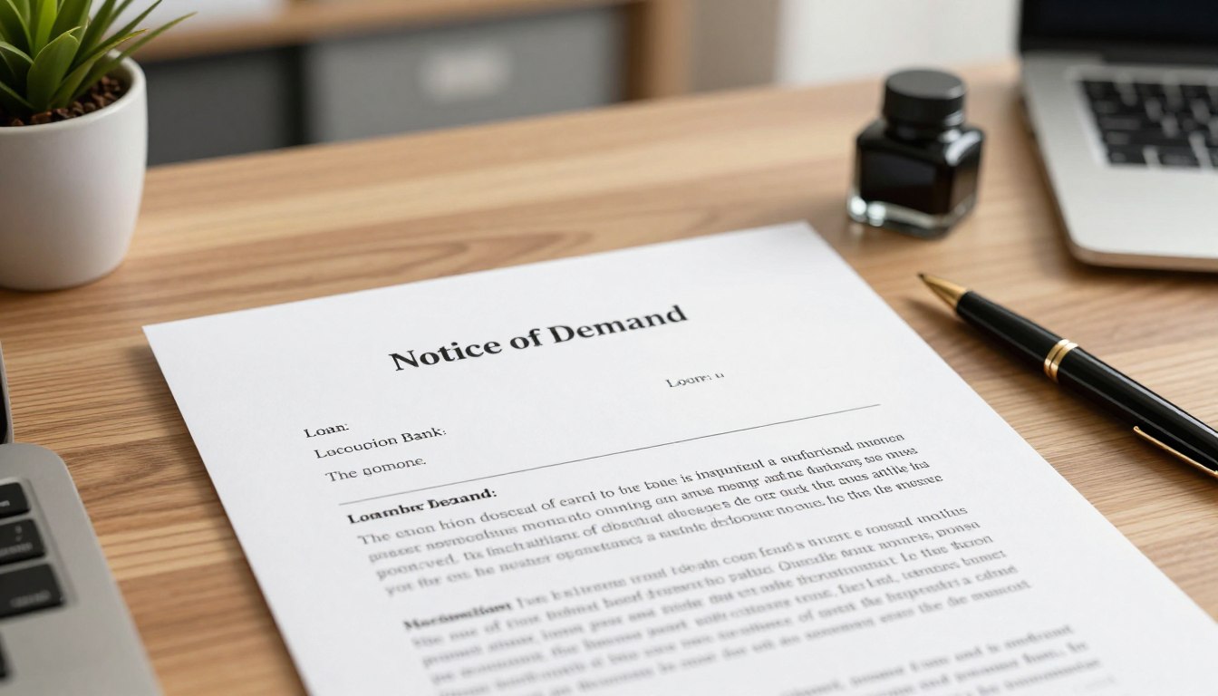 Bank Letter of Demand